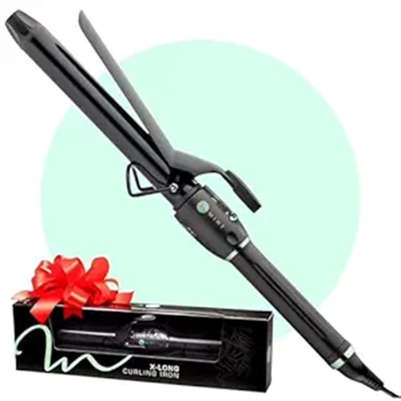 Mint 1-Inch Professional Long Barrel Curling Iron