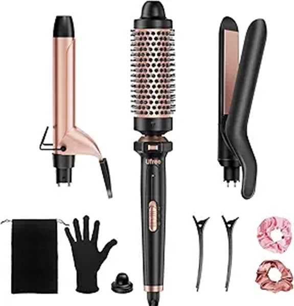 Ufree 3-in-1 Curling Iron Set with Accessories