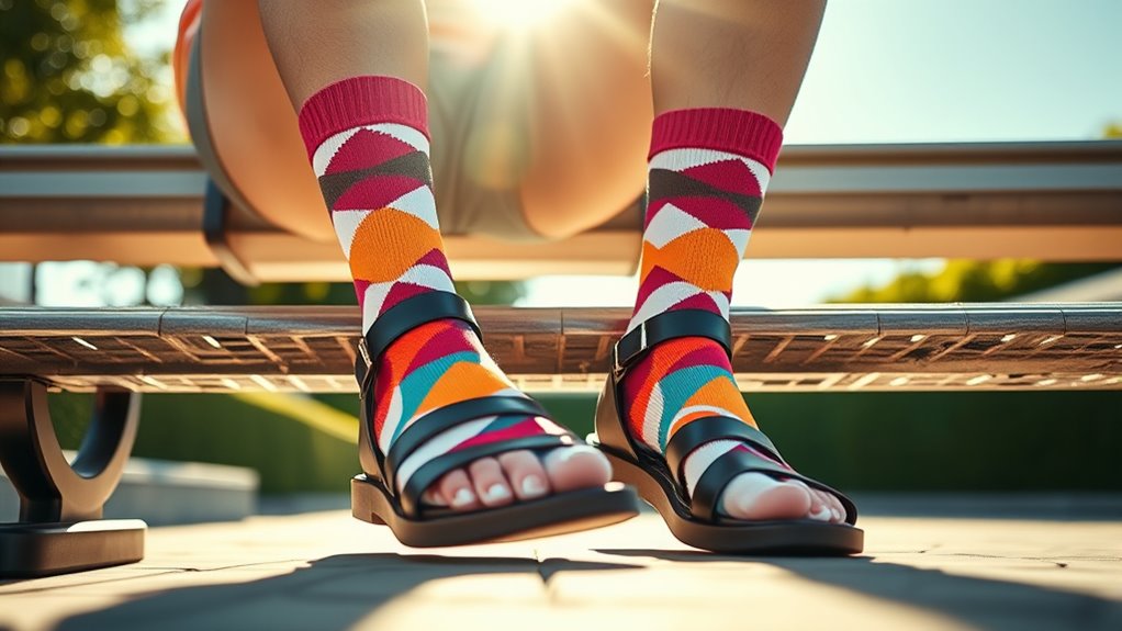 ancient socks and sandals