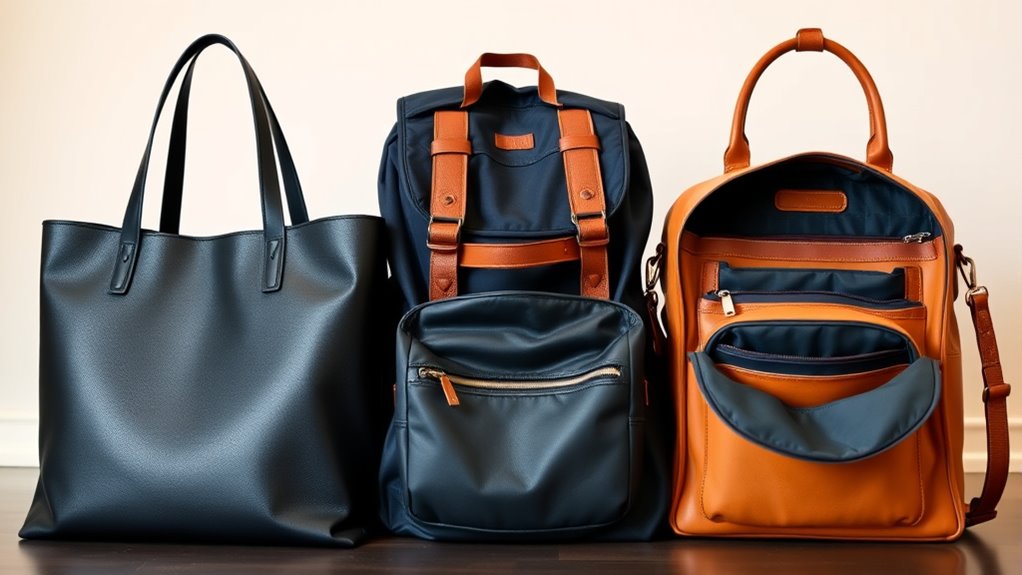 bag features and organization