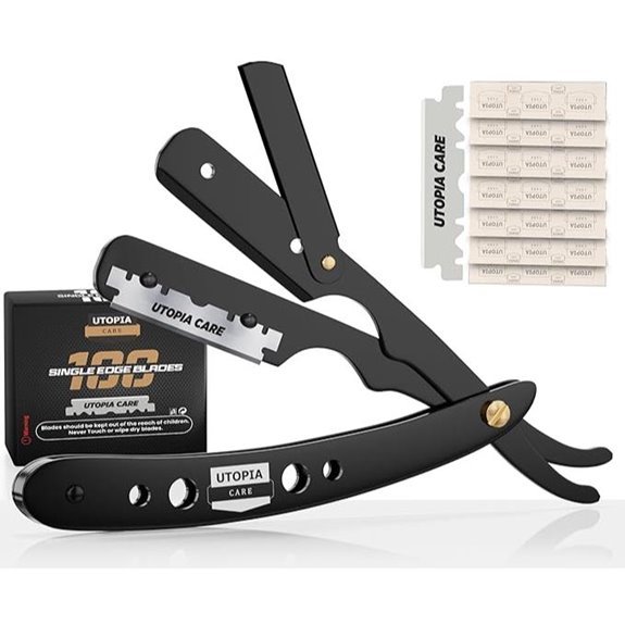 Utopia Care Barber Straight Razor with 100 Blades
