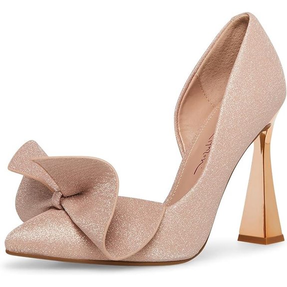 Betsey Johnson Women's Nobble Bow D'Orsay Heels