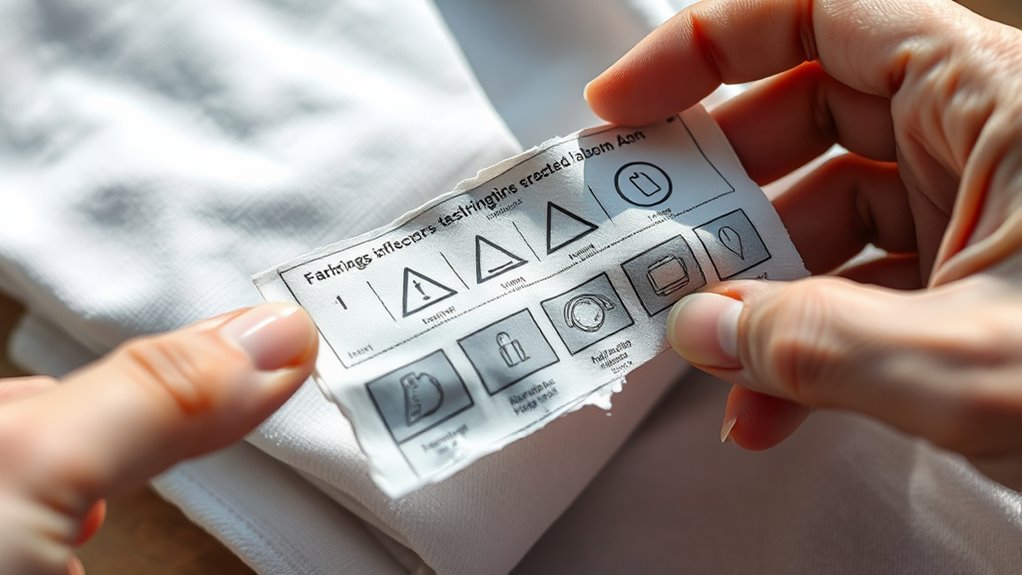 bleaching symbols explained clearly