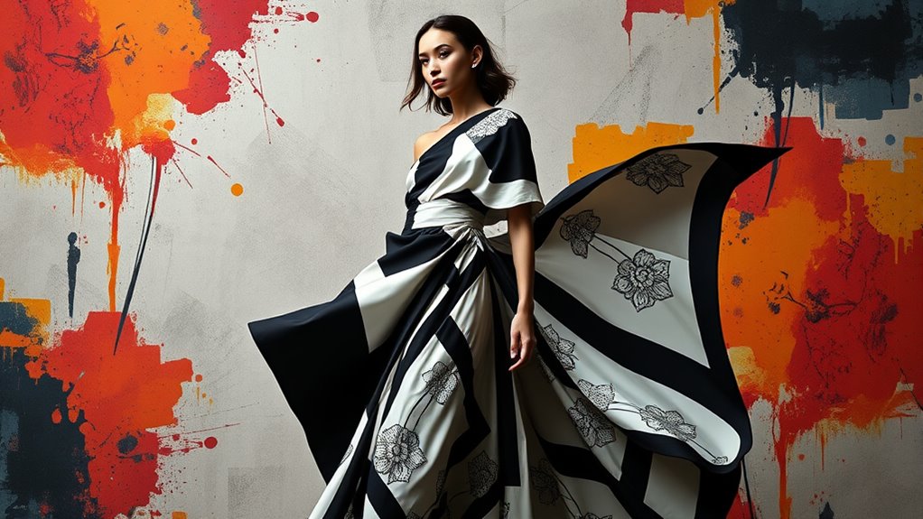 blending artistic fashion movements