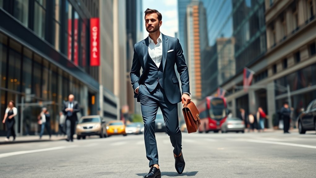 bold colorful power suits