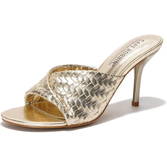 Cape Robbin Women's Braided Strap Heeled Sandals