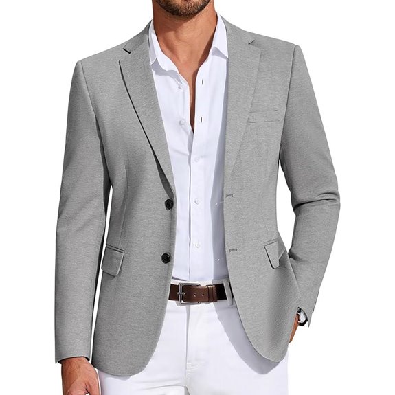 COOFANDY Mens Casual Knit Blazer Sport Coat