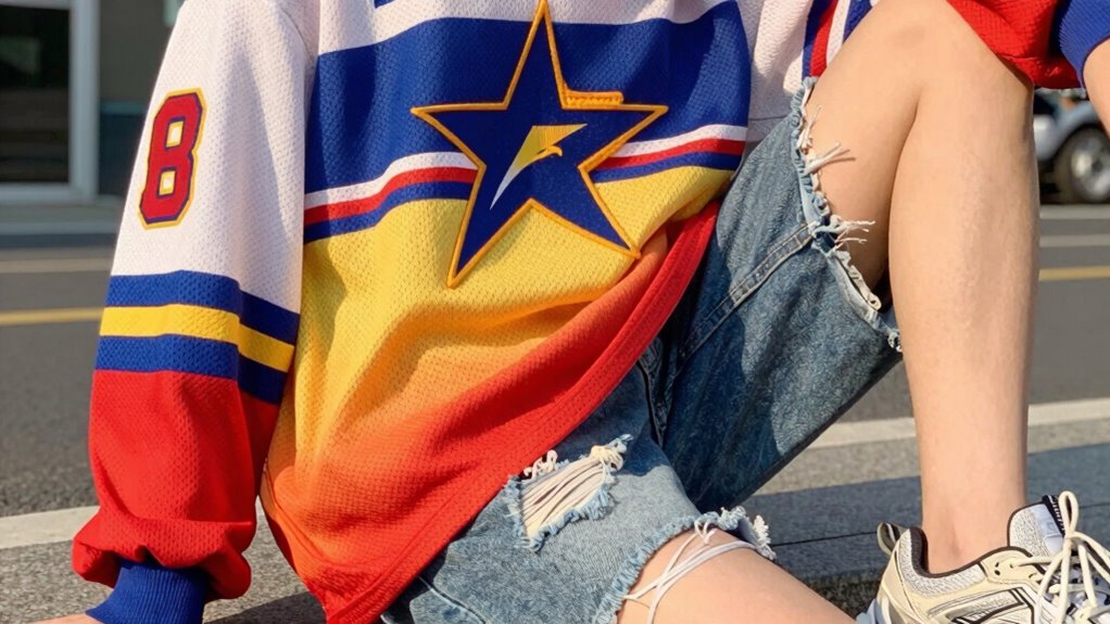 casual sports jersey fashion