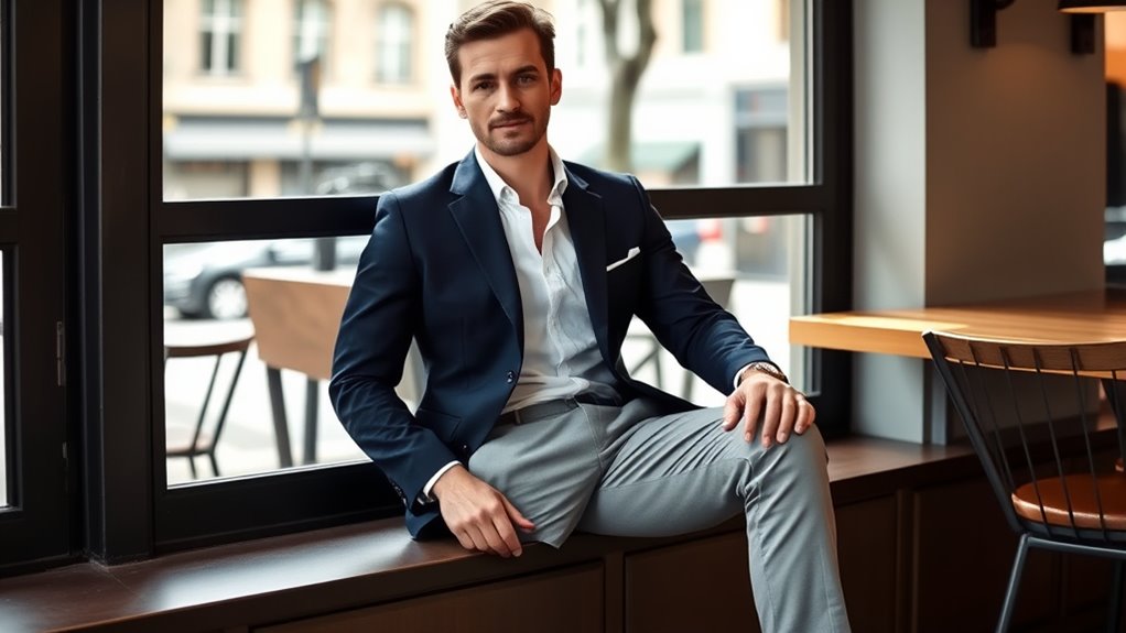 casual suits with patterns