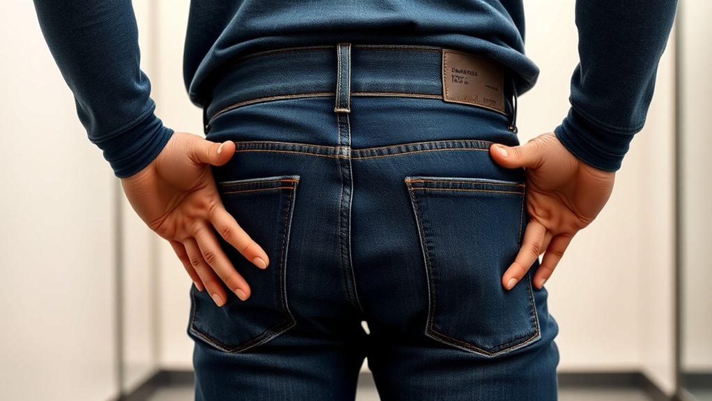 check fit during try ons