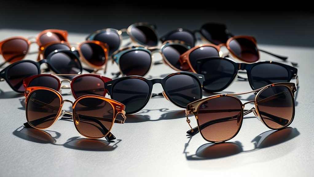 choose angular contrasting frames