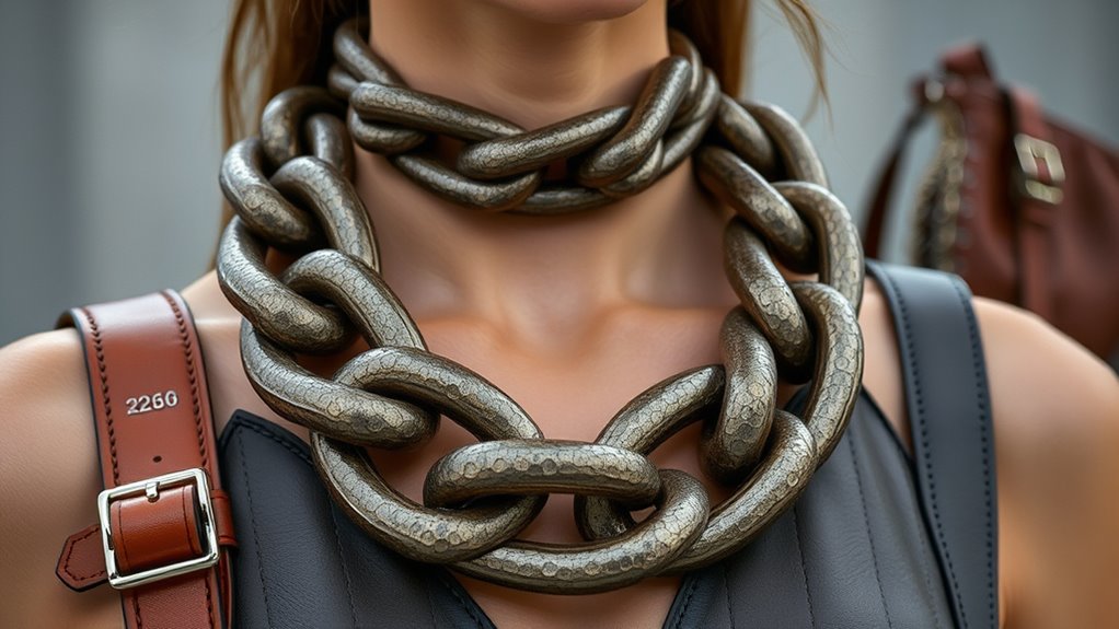 chunky textured layered jewelry