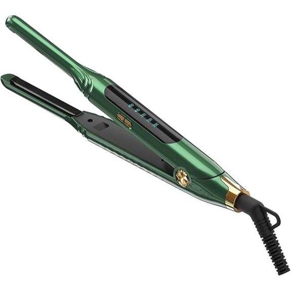 Mini Flat Iron for Short Hair with LED Display