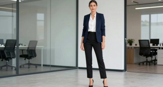 confident professional elegant attire