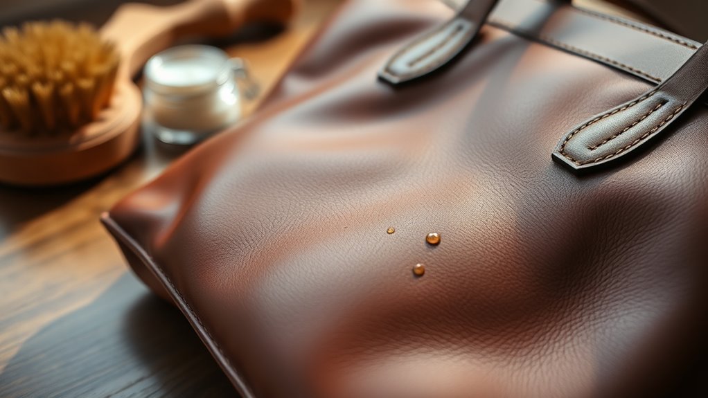 consistent gentle leather care