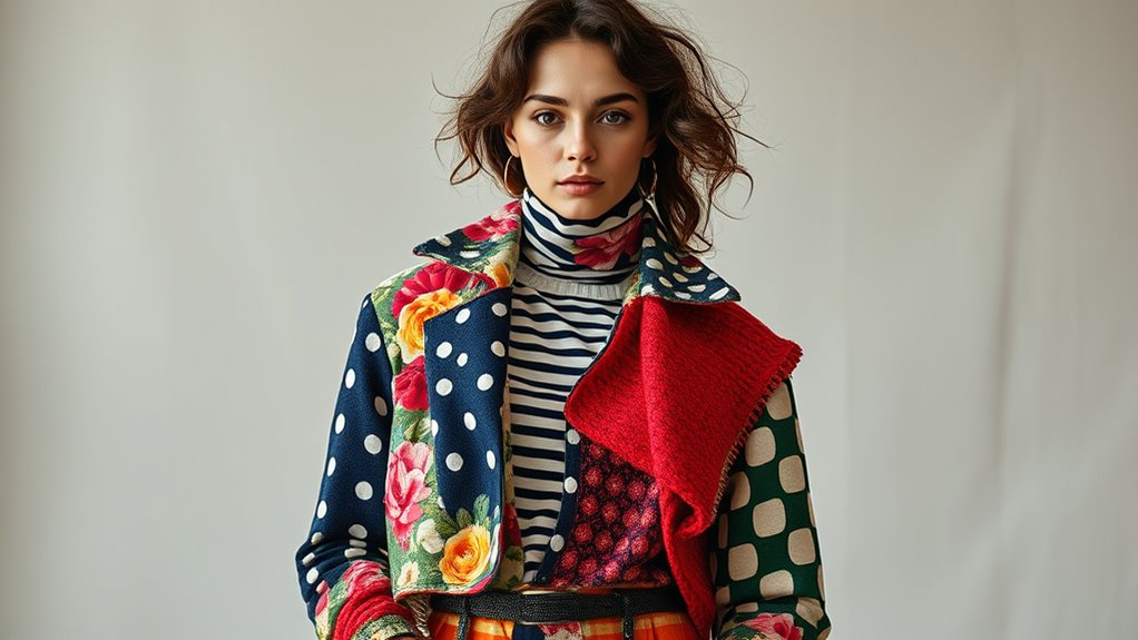 contrast textures for style