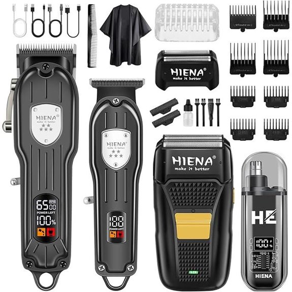 HIENA PRO Cordless Hair Clipper & Grooming Kit