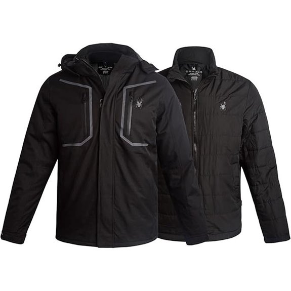 Spyder Men's 3-in-1 Waterproof Ski Jacket