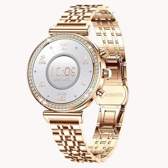 Dainty Women's Smartwatch with Fitness & Heart Rate