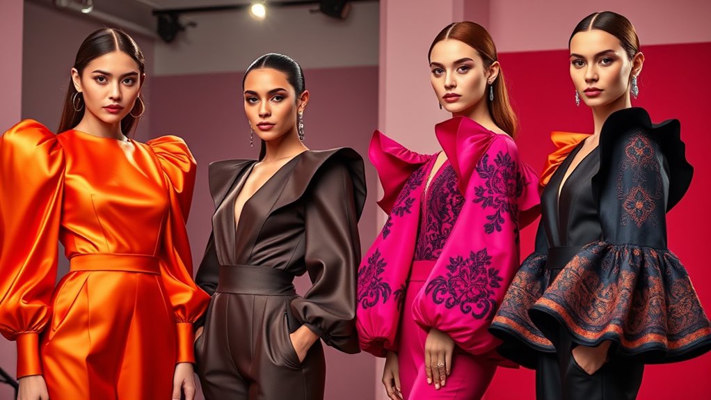 different statement sleeve styles