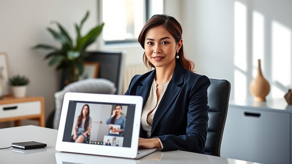 dress professionally for virtual