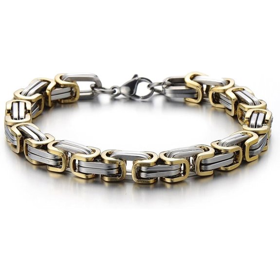 Steel Braided Link Bracelet for Men and Women