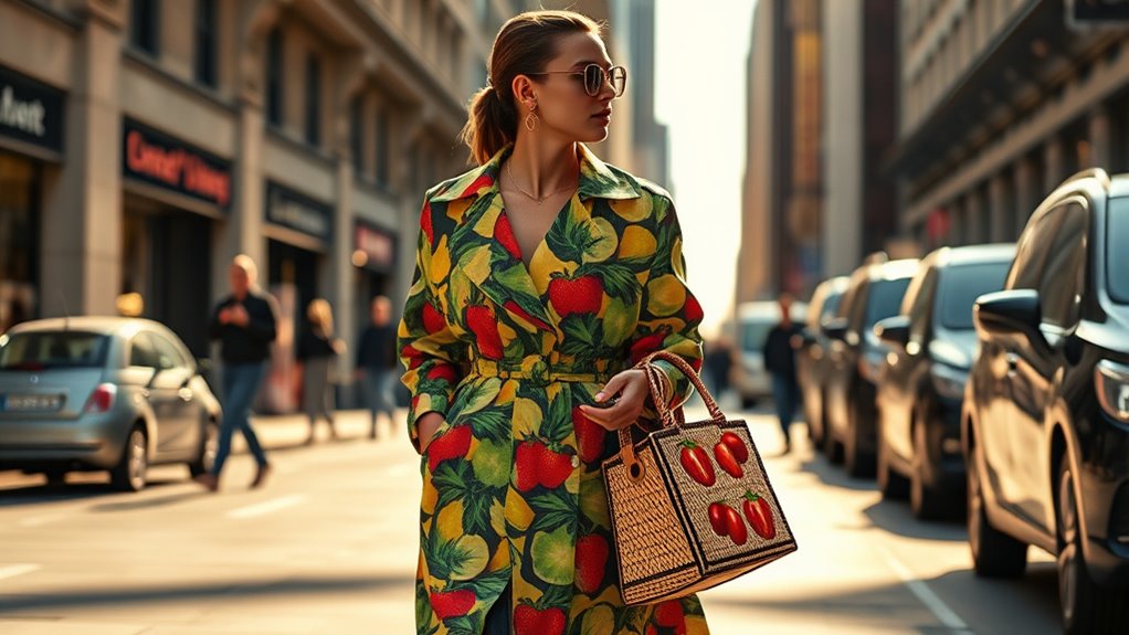 edible motifs inspire vibrant fashion