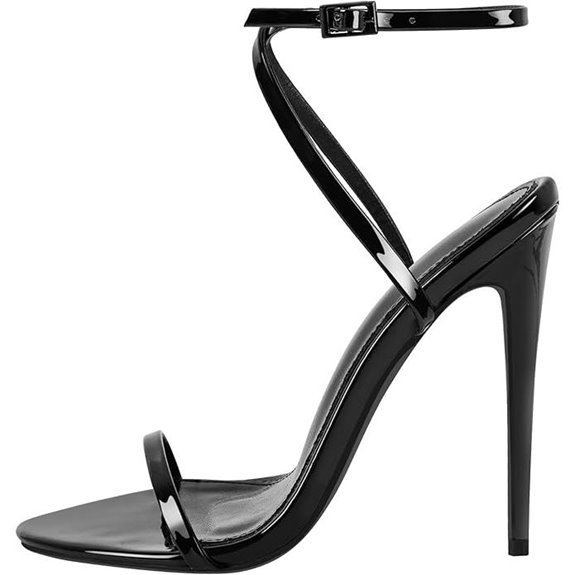 Strappy High Heel Sandals with Ankle Strap