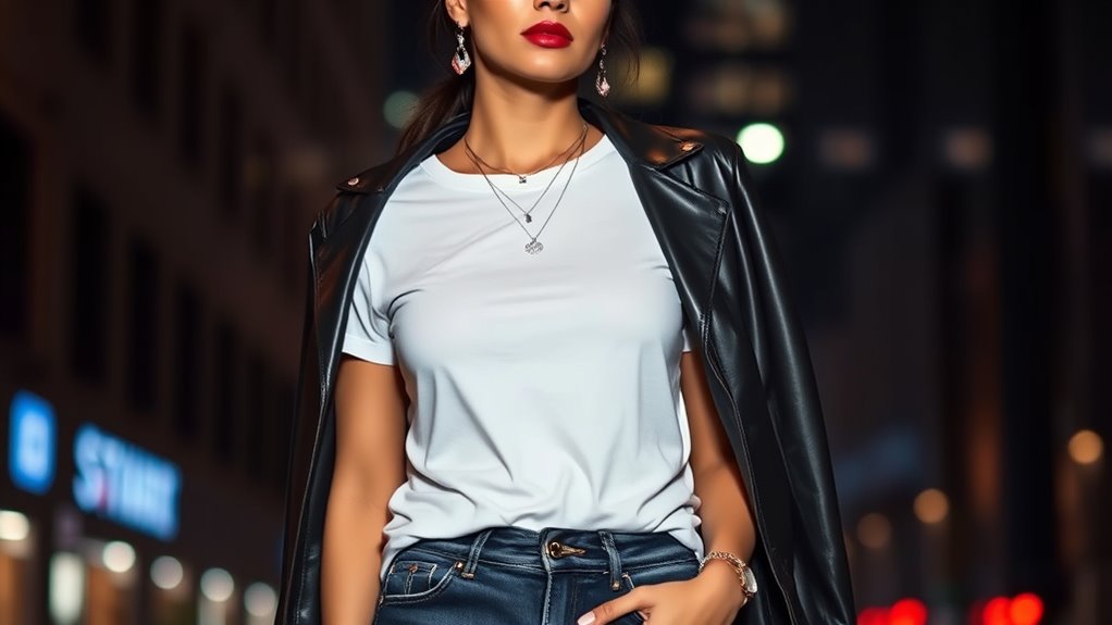 elegant evening layering ideas