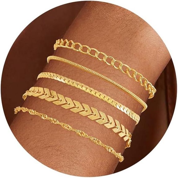 VIBILIA Gold Chain Bracelet for Women