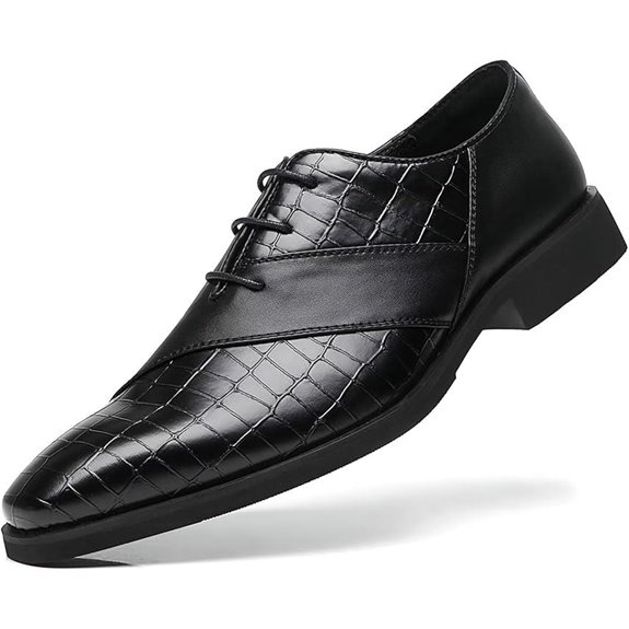 SANNAX Men’s Formal Leather Oxford Shoes