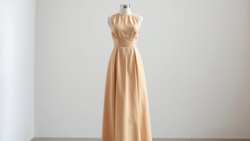 elegant minimalist straight dress