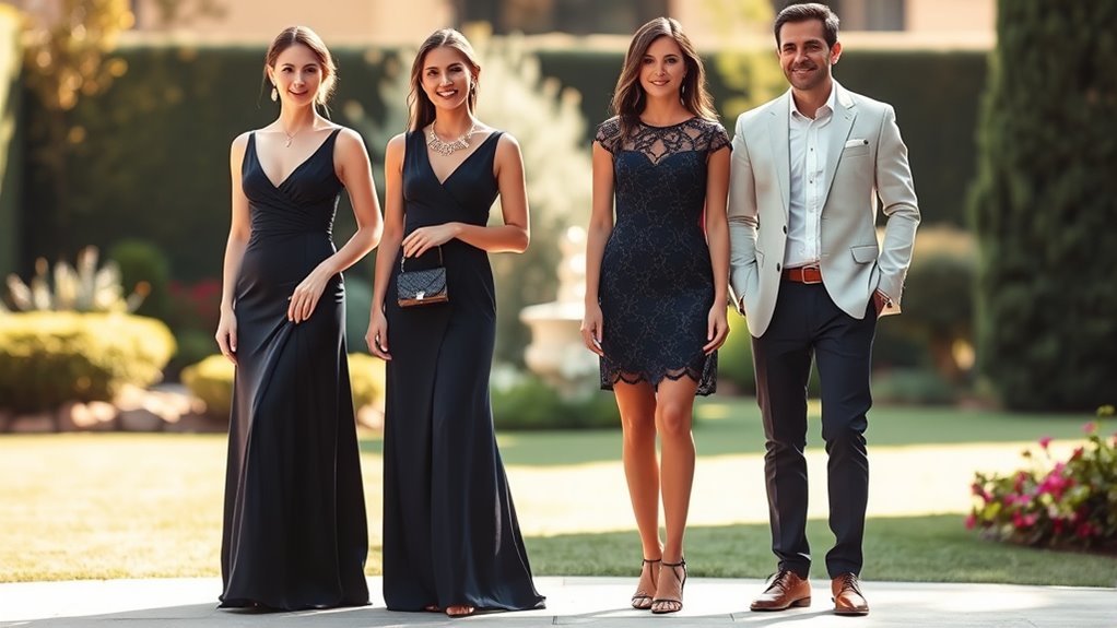 elegant semi formal attire