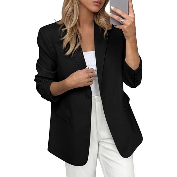 PRETTYGARDEN Women's Business Casual Blazer Jacket