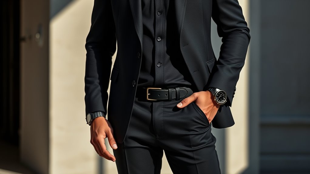 elevate monochrome with accessories