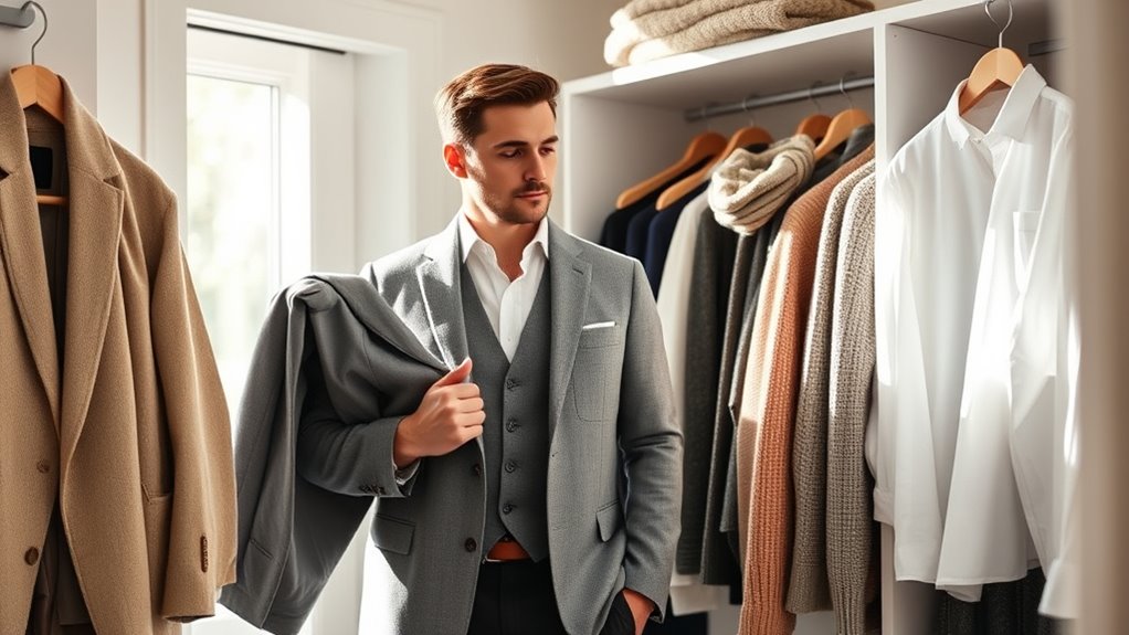 evaluate declutter organize wardrobe