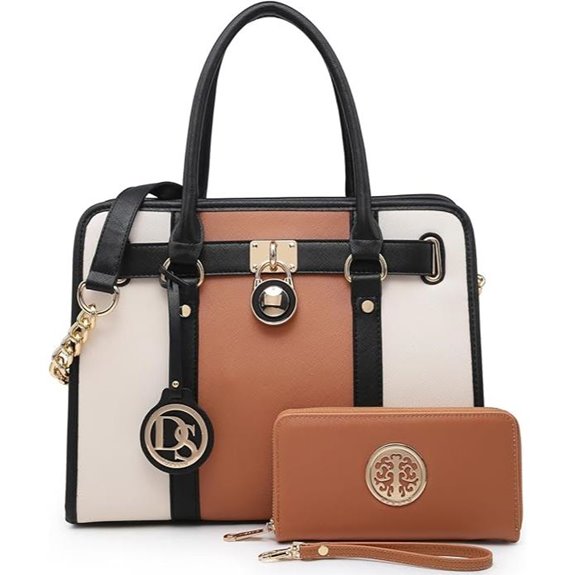 Dasein Women's Handbag & Wallet Set