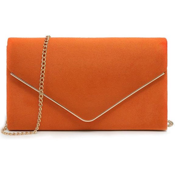 Dasein Faux Suede Evening Clutch Bags for Women