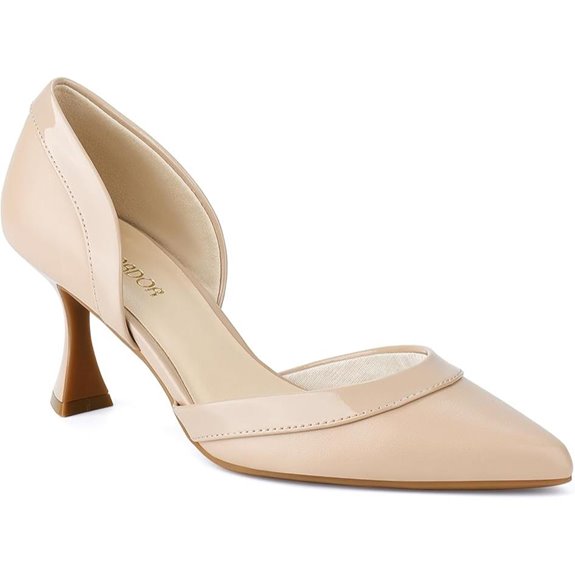 JENN ARDOR Women's Low Heels Pointed Pumps