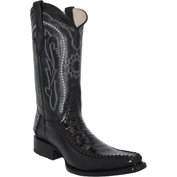 Western Shops Genuine Cowhide Leather Cowboy Boots