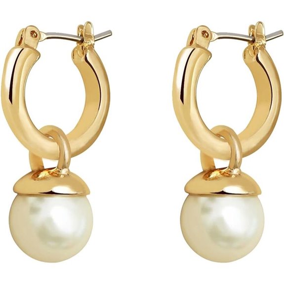 14k Gold Chunky Hoop Earrings for Women