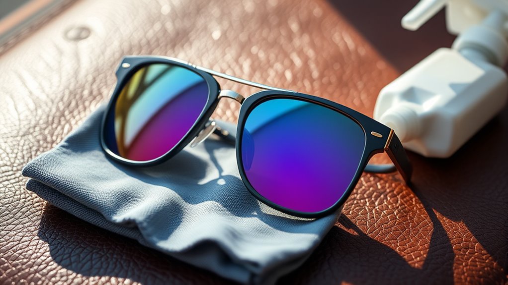 handle sunglasses carefully during activities