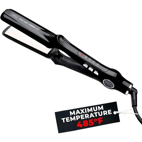 MQ Titanium Flat Iron with Ionized Plates