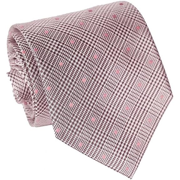 Made in Italy Men's Silk Dots Necktie