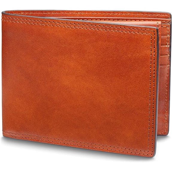 Bosca Italia Men's Leather Wallet with I.D. Passcase