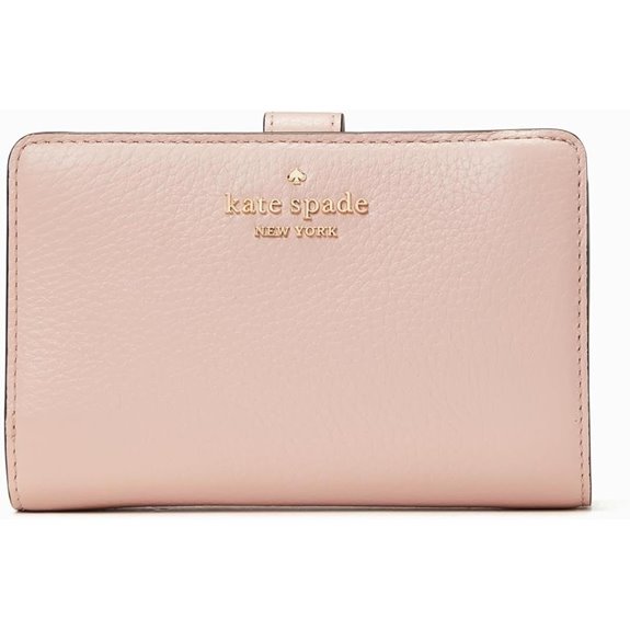 kate spade new york Leila Pebbled Leather Medium Compact Bifold Wallet