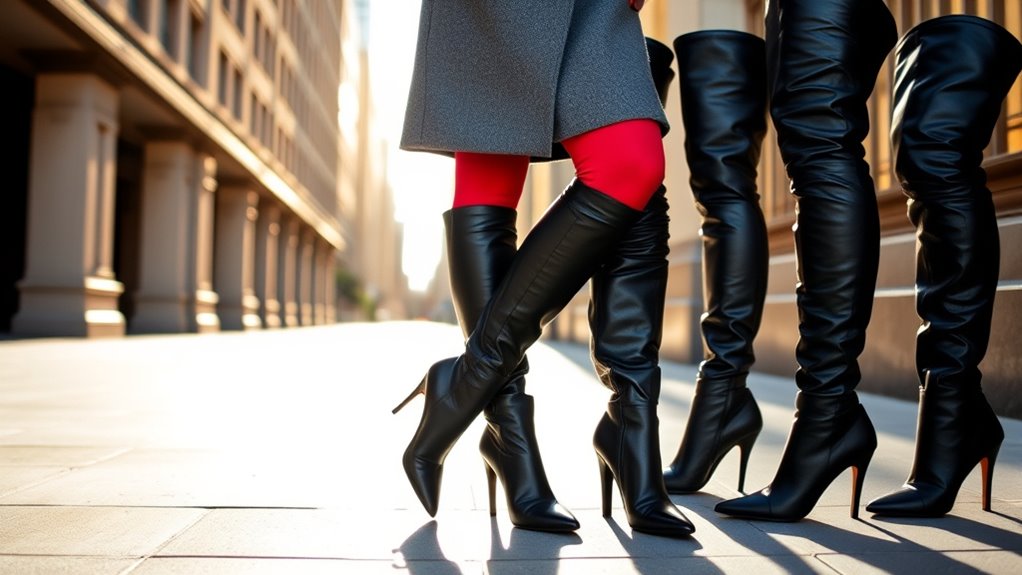knee high boots styling tips