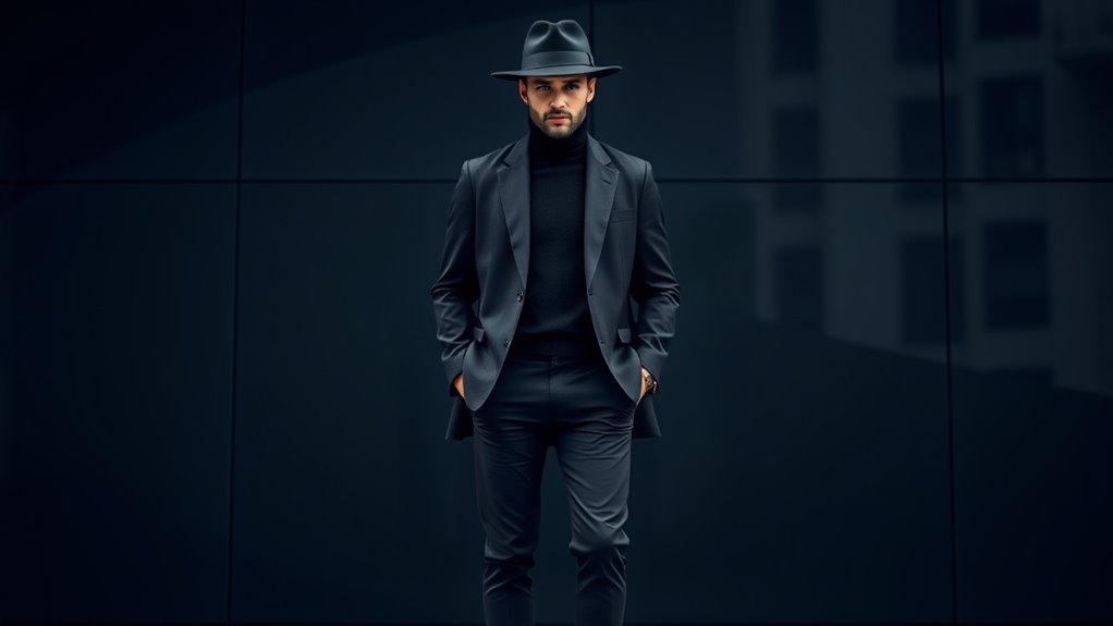 layered silhouettes create depth