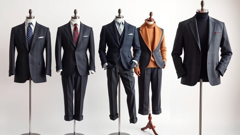 layered suits for versatile style