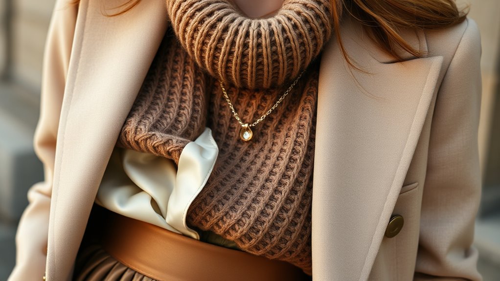 layered textures and proportions